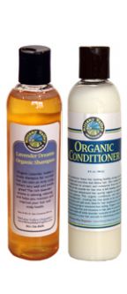 Organic Lavender Shampoo & Organic Conditioner, 2 pk.