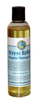 Stress Relief Organic Massage Oil