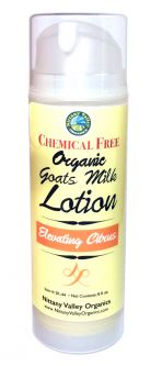 Organic Goats Milk Lotion, Elevating Citrus